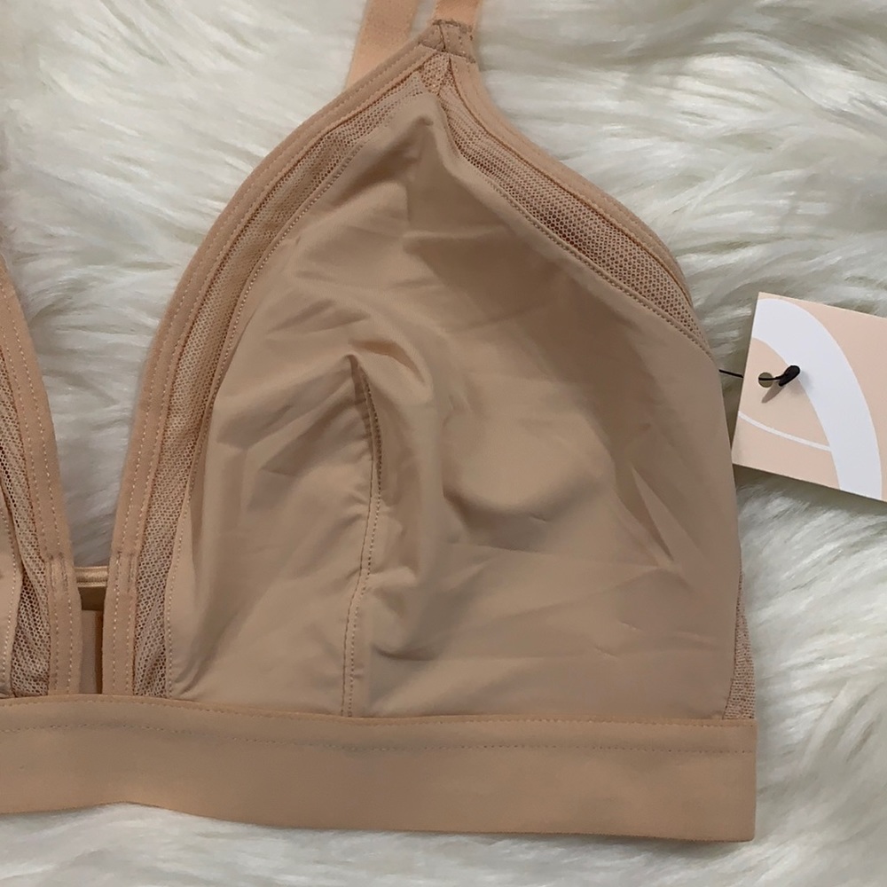 NWT Lively The Mesh Busty Bralette Toasted Almond - Picture 6 of 15